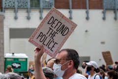 A protest sign in St. Paul, Minnesota. (Photo by Michael Siluk/Education Images/Universal Images Group via Getty Images)