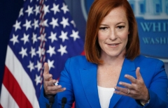 White House Press Secretary Jen Psaki speaks during the daily briefing in the Brady Briefing Room of the White House in Washington, DC on June 7, 2021. (Photo by MANDEL NGAN/AFP via Getty Images)