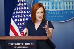 White House Presss Secretary Jen Psaki speaks during the daily briefing in the Brady Briefing Room of the White House in Washington, DC on June 8, 2021. (Photo by MANDEL NGAN/AFP via Getty Images)