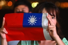Taiwan's national flag. (Photo by Philip Fong/AFP via Getty Images)