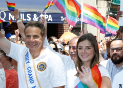 N.Y. Gov. Andrew Cuomo (D) and his daughter, Michaela Kennedy Cuomo. (Getty Images)