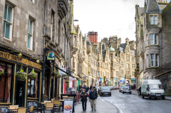 A street in Edinburgh, Scotland. (Getty Images)