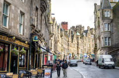 A street in Edinburgh, Scotland.  (Getty Images) 