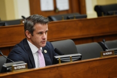 Rep. Adam Kinzinger (R-Ill.) said on Sunday he has “humbly accepted” Pelosi’s invitation to serve on the select committee: “I will work diligently to ensure we get to the truth and hold those responsible for the attack fully accountable.” (Photo by KEVIN DIETSCH/POOL/AFP via Getty Images)