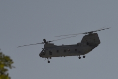 A U.S. military helicopter is pictured flying near the U.S. embassy in Kabul on Aug. 15, 2021. (Photo credit: WAKIL KOHSAR/AFP via Getty Images)