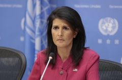 Former UN Ambassador Nikki Haley (Photo via EuropaNewswire/Gado/Getty Images)