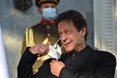 Le Premier ministre pakistanais Imran Khan. (Photo de Wakil Kohsar/AFP via Getty Images)