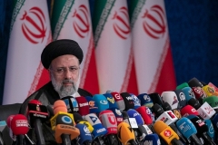 Ebrahim Raisi, Iran’s U.S.-sanctioned president-elect,will be inaugurated on Thursday. (Photo by Majid Saeedi/Getty Images)