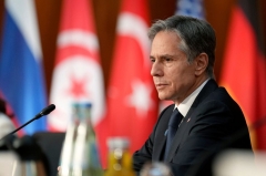 Secretary of State Antony Blinken (Photo by MICHAEL SOHN/POOL/AFP via Getty Images)