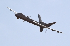 A U.S.-made Reaper unmanned aerial vehicle. (Photo by Dominique Faget/AFP via Getty Images)