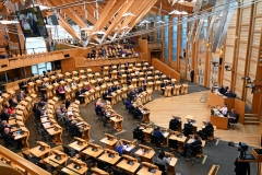 The Scottish Parliament convenes to debate Brexit. (Photo credit: Ken Jack/Getty Images)