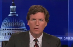 Tucker Carlson hosts his primetime Fox News show "Tucker Carlson Tonight." (Photo credit: Fox News)