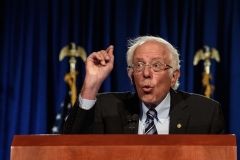 Sen. Bernie Sanders (I-Vt.) refuses to budge on the $3.5 trillion cost of his agenda for "working families." (Photo by NICHOLAS KAMM/AFP via Getty 