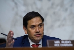 Republican Senator from Florida Marco Rubio speaks during a hearing of the Senate Intelligence Select Committee on the threats to national security from China on Capitol Hill in Washington, DC, on August 4, 2021. (Photo by NICHOLAS KAMM/AFP via Getty Images)