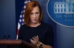 White House Press Secretary Jen Psaki speaks during the daily press briefing at the White House in Washington, DC, on October 18, 20201. (Photo by Nicholas Kamm / AFP) (Photo by NICHOLAS KAMM/AFP via Getty Images)