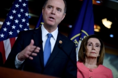 House Intelligence Committee Chairman Adam Schiff (D-Calif.) was the lead impeachment manager in President Trump's first trial. (Photo by OLIVIER DOULIERY/AFP via Getty Images)