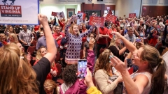 Parents speak out at a Loudoun County School Board meeting in June.  (Getty Images)