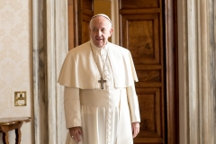 Pope Francis attends an audience with President of the Democratic Republic of Congo Félix Antoine Tshilombo Tshisekedi. (Photo credit: Franco Origlia/Getty Images)
