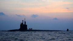 The U.S. Navy nuclear-powered attack submarine Virginia. (Photo by Christina M. Shaw/AFP via Getty Images)