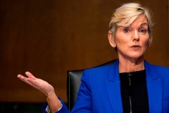 Former Michigan Governor Jennifer Granholm is now the U.S. Energy Secretary. (Photo by JIM WATSON/POOL/AFP via Getty Images)