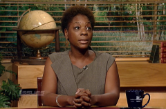 Nancy Abudu, then with the American Civil Liberties Union, discusses the U.S. Supreme Court decision that Florida's death penalty is unconstitutional. (Photo credit: YouTube/South Florida PBS)