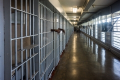 A prisoner's hands are seen inside a punishment cell wing at Angola prison. (Photo credit: Giles Clarke/Getty Images)