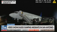 Video obtained by Fox News shows how the Biden administration is dispersing illegal aliens, many of them adult males, in cities around the country. (Photo: Screen capture)