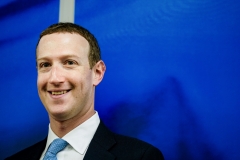 Facebook Founder and CEO Mark Zuckerberg arrives for a meeting with European Commission vice-president in charge for Values and Transparency, in Brussels. (Photo credit: KENZO TRIBOUILLARD/AFP via Getty Images)