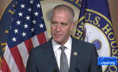 "We will not let the pandemic run our lives," Rep. Sean Maloney (D-N.Y.) told a news conference on Tuesday. (Photo: Screen capture)