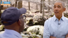 Weatherman Al Roker interviews former President Barack Obama. (Photo credit: YouTube/TODAY)