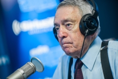 Dan Rather visits SiriusXM Studios. (Photo credit: Steven Ferdman/Getty Images)