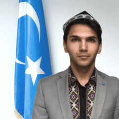 Salih Hudayar, Prime Minister of the East Turkistan Government-in-Exile. (Screenshot)