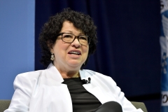 Supreme Court Justice Sonia Sotomayor speaks at Tufts University. (Photo credit: Paul Marotta/Getty Images)