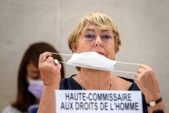 U.N. High Commissioner for Human Rights Michelle Bachelet. (Photo by Fabrice Coffrini/AFP via Getty Images)