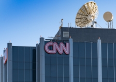 Pictured is CNN's headquarters. (Photo credit: AaronP/Bauer/Griffin/GC Images)