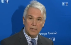 George Gascon serves as Los Angeles' District Attorney. (Photo credit: YouTube/CBS News)