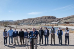 Rep. John Katko (R-NY) addresses the press during the congressional border delegation visit to El Paso, Texas on March 15, 2021. (Photo by JUSTIN HAMEL/AFP via Getty Images)