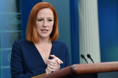 White House Press Secretary Jen Psaki speaks during the White House Daily Press Briefing at the White House in Washington, DC, on April 29, 2022. (Photo by NICHOLAS KAMM/AFP via Getty Images)