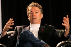 Sen. Rand Paul (R-KY) makes an address. (Photo credit: Gerry Hanan/Getty Images for SXSW)