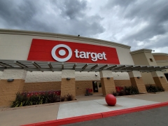 Pictured is a Target storefront. (Photo credit: Smith Collection/Gado/Getty Images)