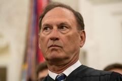 Associate Justice Samuel Alito authored the draft opinion leaked to Politico. (Photo by NICHOLAS KAMM/AFP via Getty Images)