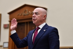 Department of Homeland Security Secretary Alejandro Mayorkas is defending his "Disinformation Governance Board," which he calls a "working group." (Photo by NICHOLAS KAMM/AFP via Getty Images)
