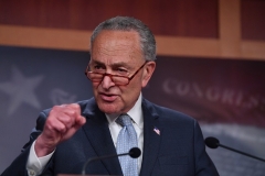 Senate Majority Leader Chuck Schumer (D-N.Y.) speaks about codifying Roe v. Wade (Photo by NICHOLAS KAMM/AFP via Getty Images)