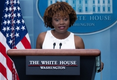 Press Secretary Karine Jean-Pierre. (Photo credit: SAUL LOEB/AFP via Getty Images)