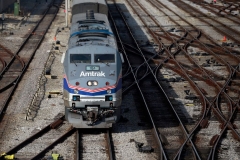 Amtraks California Zephyr passenger train departs Chicago Union Station in Chicago, Illinois, on March 2, 2022. (Photo by LUKE SHARRETT/AFP via Getty Images) Amtraks California Zephyr passenger train departs Chicago Union Station in Chicago, Illinois, on March 2, 2022. (Photo by LUKE SHARRETT/AFP via Getty Images)