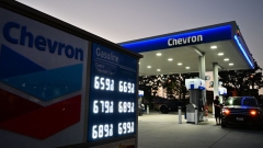 A man pumps gas in a Chevron station on October 5, 2022 in Monterey Park, California. (Photo by FREDERIC J. BROWN/AFP via Getty Images) A man pumps gas in a Chevron station on October 5, 2022 in Monterey Park, California. (Photo by FREDERIC J. BROWN/AFP via Getty Images)