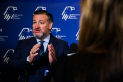 Senator Ted Cruz (R-TX) speaks during the Republican Jewish Coalition Annual Leadership Meeting in Las Vegas, Nevada, on November 19, 2022. (Photo by WADE VANDERVORT/AFP via Getty Images) Senator Ted Cruz (R-TX) speaks during the Republican Jewish Coalition Annual Leadership Meeting in Las Vegas, Nevada, on November 19, 2022. (Photo by WADE VANDERVORT/AFP via Getty Images)