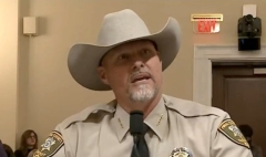 Sheriff Mark Lamb.  (Screenshot, CSPAN)