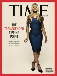 Time magazine, June 9, 2014, cover story,  The Transgender Tipping Point: America's Next Civil Rights Frontier. (Photo: AP)