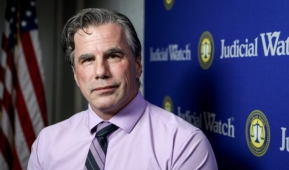 Judicial Watch President Tom Fitton.  (Screenshot.) 